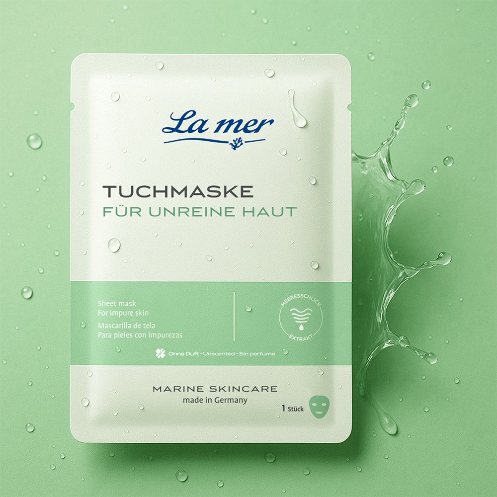 LA MER Tuchmaske unreine Haut o.Parfum
