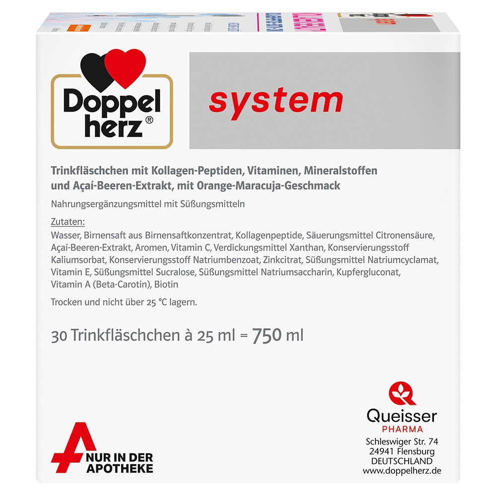 DOPPELHERZ Kollagen Beauty Maracuja system TRA