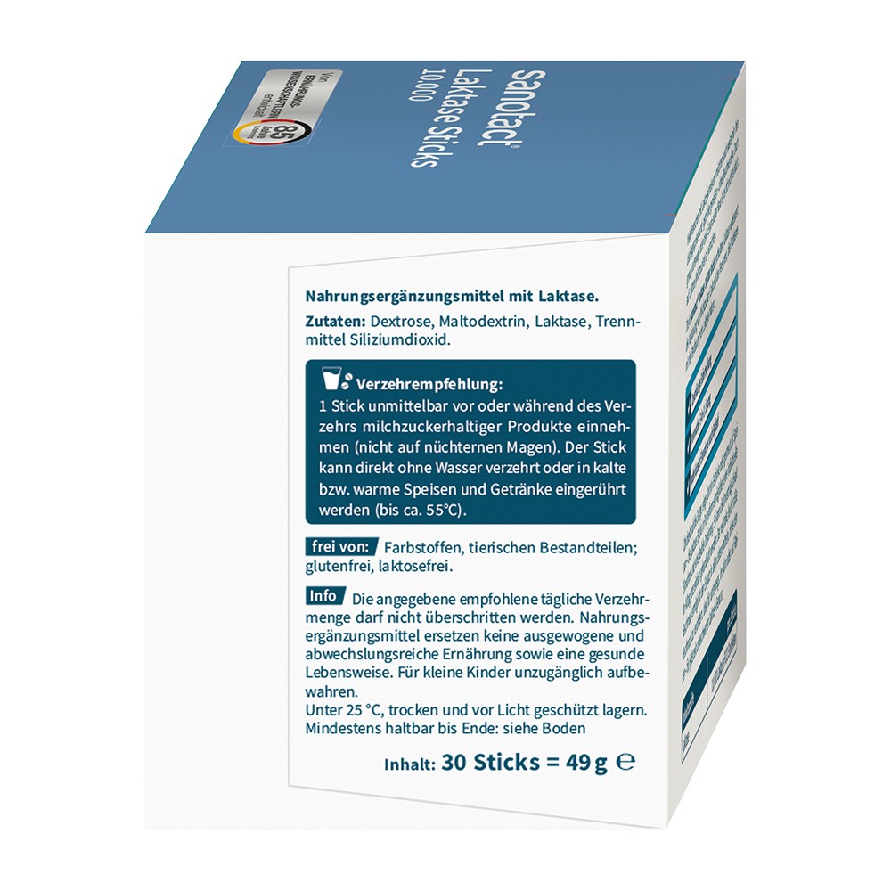 SANOTACT Laktase 10.000 FCC Sticks