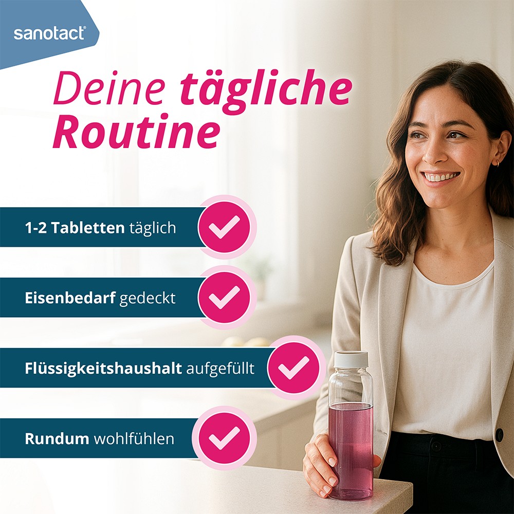 SANOTACT Eisen+C Brausetabletten