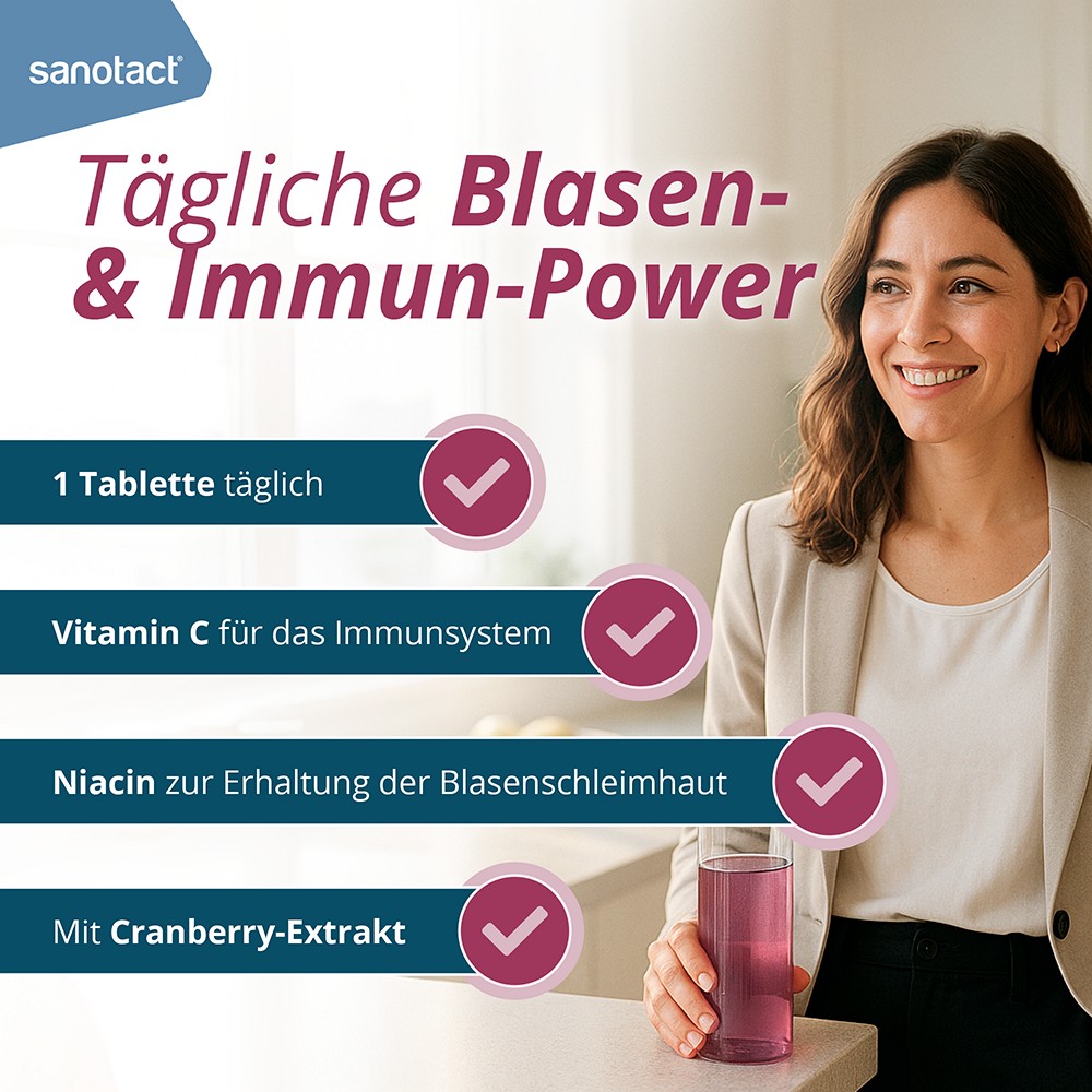 SANOTACT Cranberry+C Brausetabletten