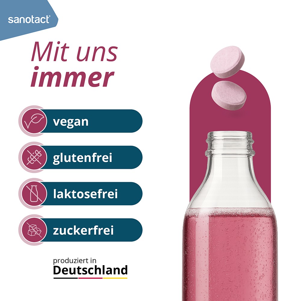 SANOTACT Cranberry+C Brausetabletten