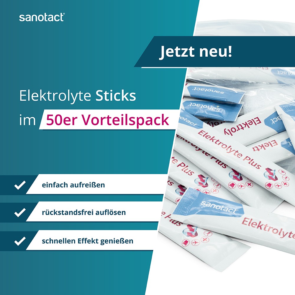 SANOTACT Elektrolyte Plus Pulver Großbeutel