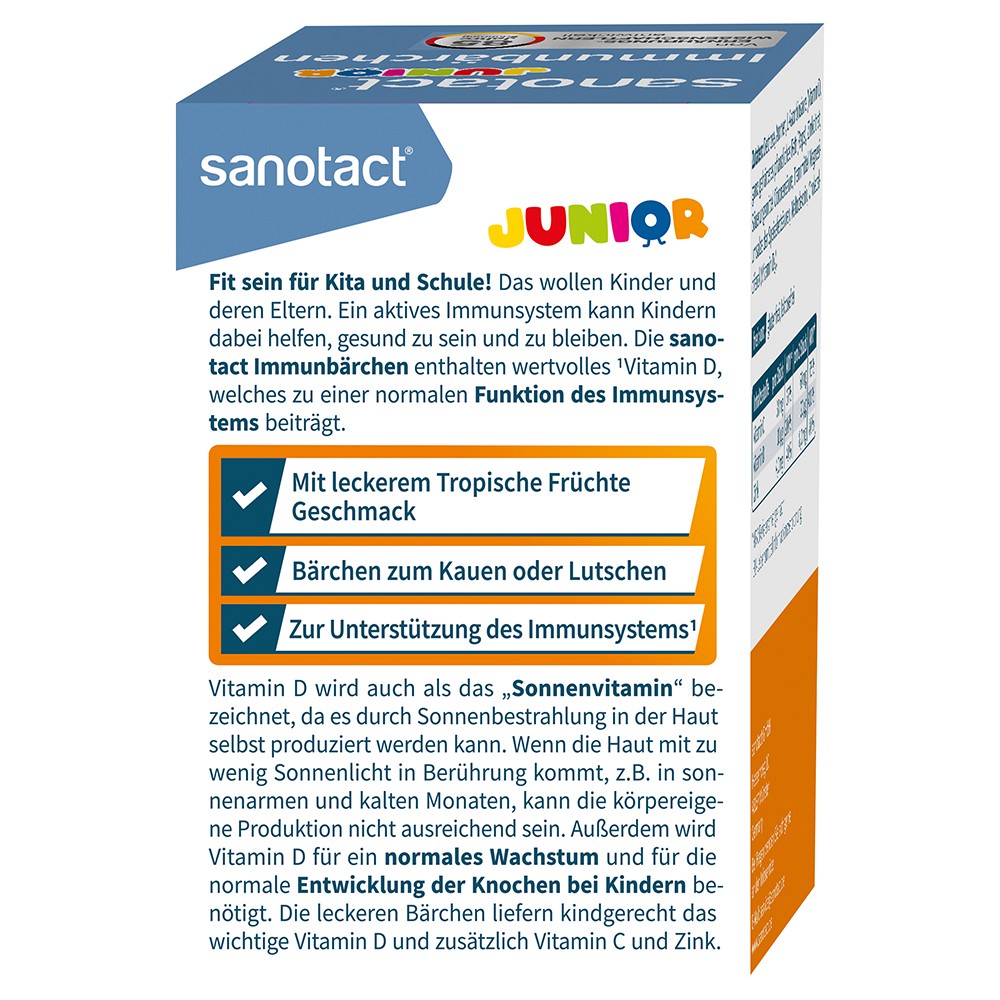 SANOTACT Immunbärchen Junior Tabletten
