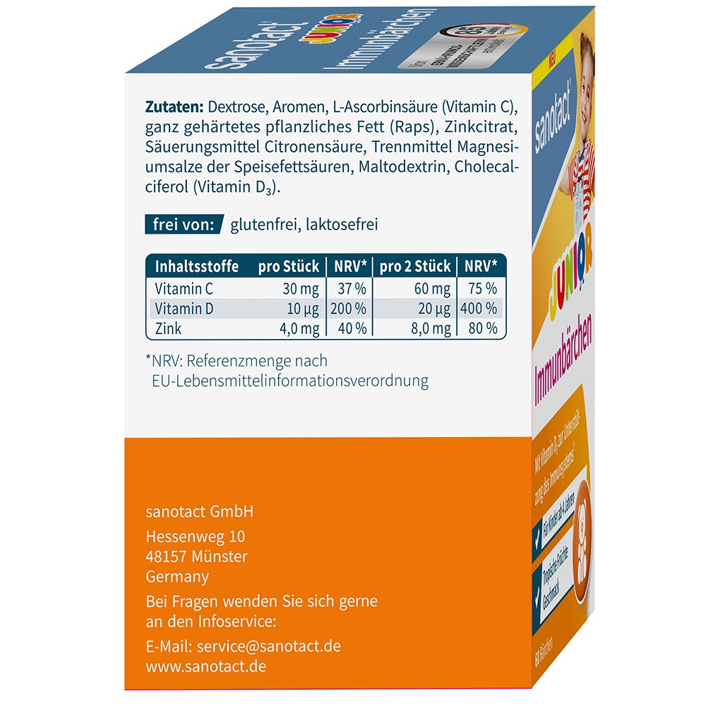 SANOTACT Immunbärchen Junior Tabletten