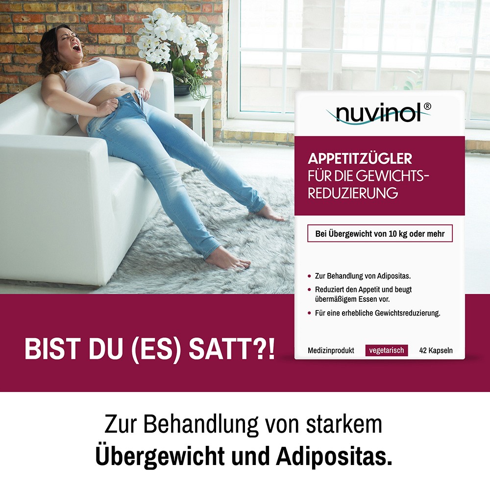 NUVINOL Appetitzügler f.die Gewichtsreduzier.Kaps.