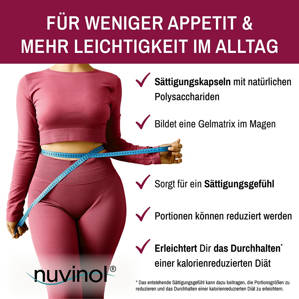NUVINOL Appetitzügler f.die Gewichtsreduzier.Kaps.