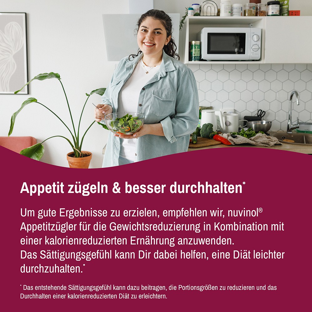 NUVINOL Appetitzügler f.die Gewichtsreduzier.Kaps.