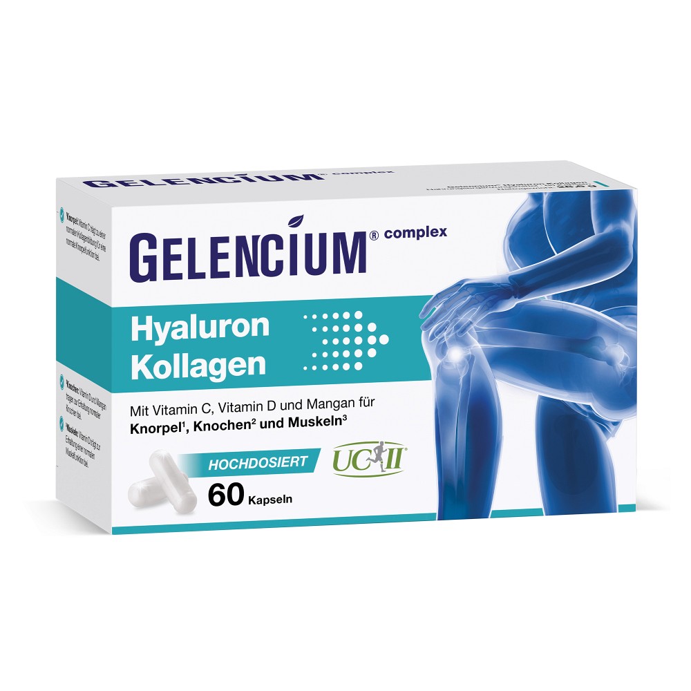 GELENCIUM Hyaluron Kollagen hochdos.Vitamin C Kps.