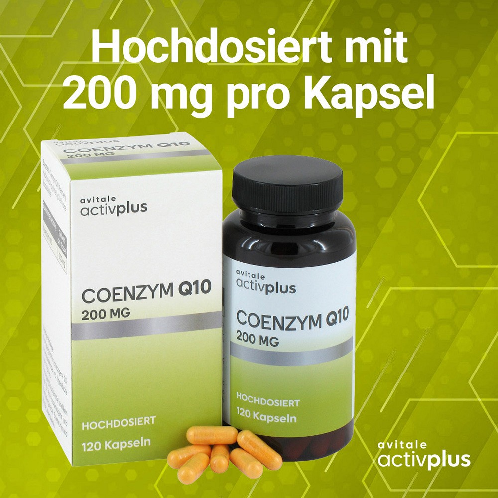 ACTIVPLUS Coenzym Q10 200 mg Kapseln