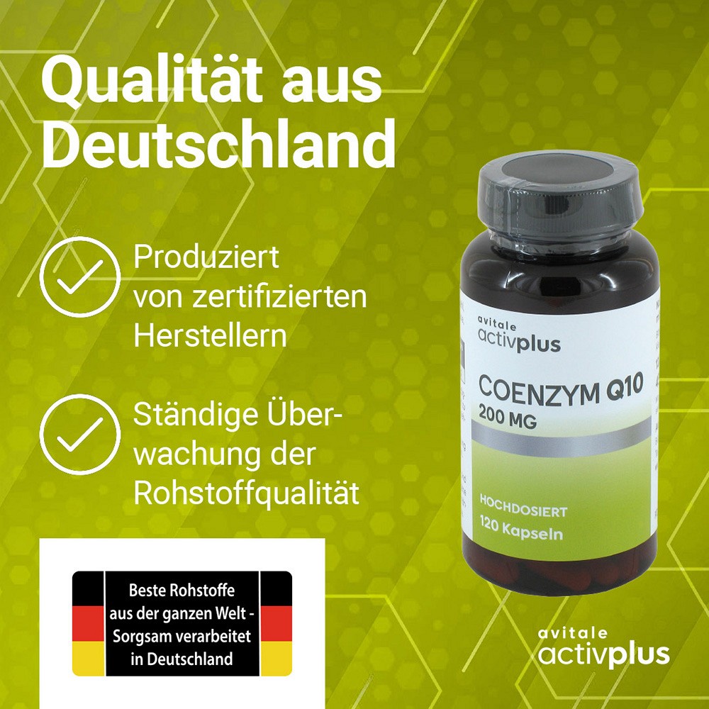 ACTIVPLUS Coenzym Q10 200 mg Kapseln
